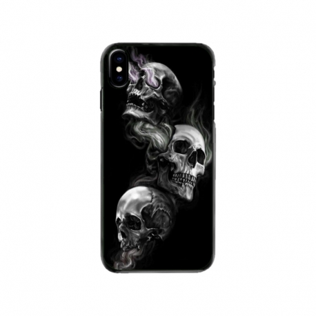 Husa personalizata tip carcasa HQPrint pentru Apple iPhone X, model Skulls, multicolor, S1D1M0032
