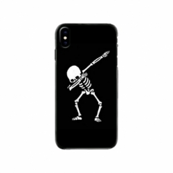 Husa personalizata tip carcasa HQPrint pentru Apple iPhone X, model Dab Skeleton, multicolor, S1D1M0034