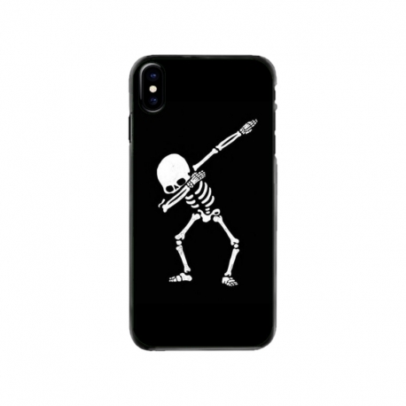Husa personalizata tip carcasa HQPrint pentru Apple iPhone X, model Dab Skeleton, multicolor, S1D1M0034