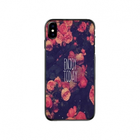 Husa personalizata tip carcasa HQPrint pentru Apple iPhone X, model Enjoy Today, multicolor, S1D1M0037