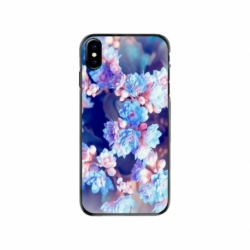 Husa personalizata tip carcasa HQPrint pentru Apple iPhone X, model Flowers 2, multicolor, S1D1M0038