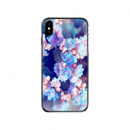 Husa personalizata tip carcasa HQPrint pentru Apple iPhone X, model Flowers 2, multicolor, S1D1M0038