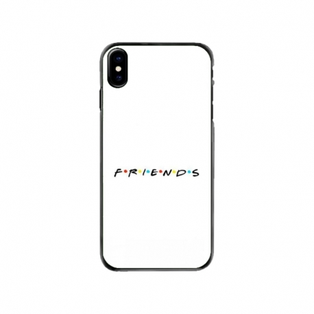 Husa personalizata tip carcasa HQPrint pentru Apple iPhone X, model FRIENDS 1, multicolor, S1D1M0043