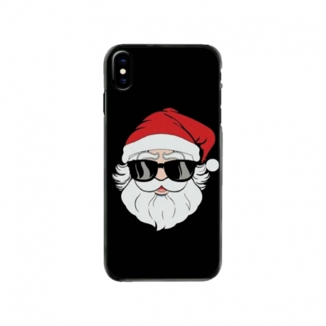 Husa personalizata tip carcasa HQPrint pentru Apple iPhone X, model Cool Santa, multicolor, S1D1M0046
