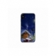 Husa personalizata tip carcasa HQPrint pentru Apple iPhone X, model Christmas Cottage, multicolor, S1D1M0059