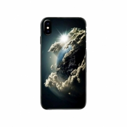 Husa personalizata tip carcasa HQPrint pentru Apple iPhone X, model Cloudy Earth, multicolor, S1D1M0067