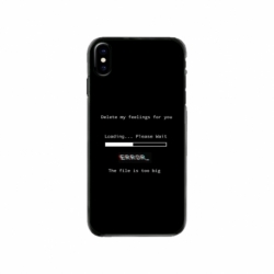 Husa personalizata tip carcasa HQPrint pentru Apple iPhone X, model Delete Feelings, multicolor, S1D1M0069