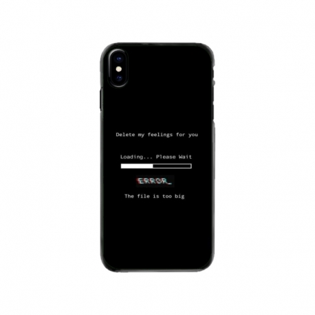 Husa personalizata tip carcasa HQPrint pentru Apple iPhone X, model Delete Feelings, multicolor, S1D1M0069
