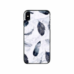 Husa personalizata tip carcasa HQPrint pentru Apple iPhone X, model Leaf Design 2, multicolor, S1D1M0071