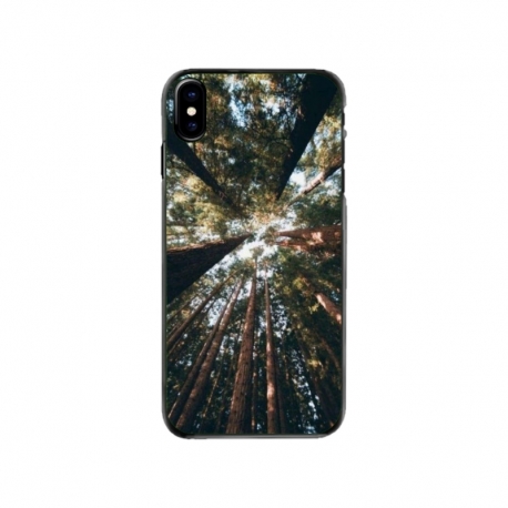 Husa personalizata tip carcasa HQPrint pentru Apple iPhone X, model Tree perspective, multicolor, S1D1M0079