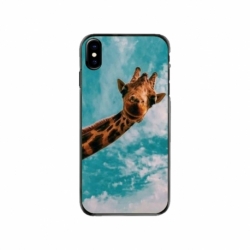 Husa personalizata tip carcasa HQPrint pentru Apple iPhone X, model Giraffe 2, multicolor, S1D1M0096