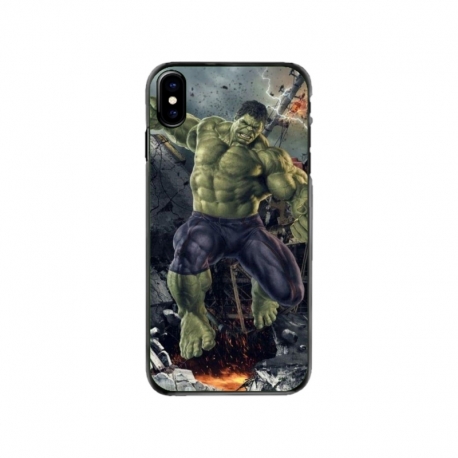 Husa personalizata tip carcasa HQPrint pentru Apple iPhone X, model Hulk 1, multicolor, S1D1M0099