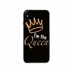 Husa personalizata tip carcasa HQPrint pentru Apple iPhone X, model Im the Queen, multicolor, S1D1M0101