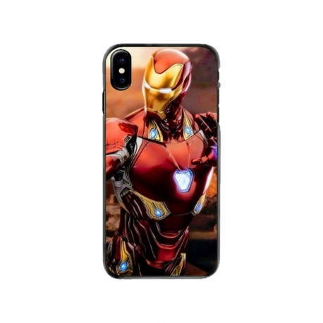 Husa personalizata tip carcasa HQPrint pentru Apple iPhone X, model Iron Man 1, multicolor, S1D1M0102