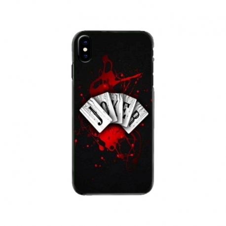 Husa personalizata tip carcasa HQPrint pentru Apple iPhone X, model Joker 1, multicolor, S1D1M0106