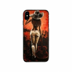 Husa personalizata tip carcasa HQPrint pentru Apple iPhone X, model Sexy Lady, multicolor, S1D1M0113