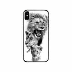 Husa personalizata tip carcasa HQPrint pentru Apple iPhone X, model Lion 3, multicolor, S1D1M0118
