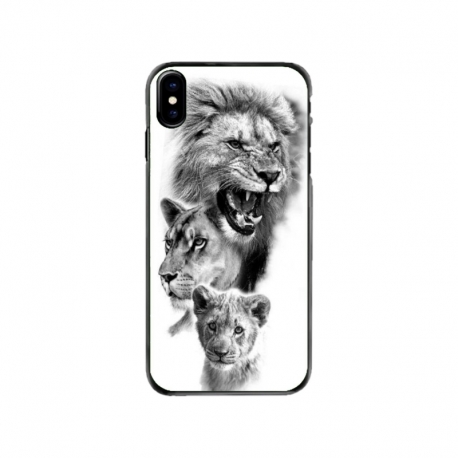 Husa personalizata tip carcasa HQPrint pentru Apple iPhone X, model Lion 3, multicolor, S1D1M0118