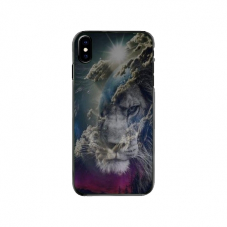 Husa personalizata tip carcasa HQPrint pentru Apple iPhone X, model Lion 4, multicolor, S1D1M0120