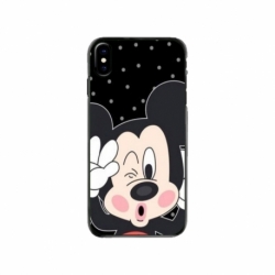 Husa personalizata tip carcasa HQPrint pentru Apple iPhone X, model Mickey 1, multicolor, S1D1M0124