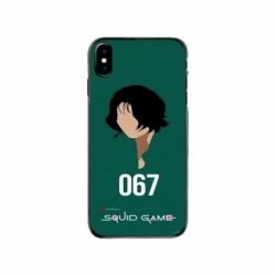 Husa personalizata tip carcasa HQPrint pentru Apple iPhone X, model Squid Game 16, multicolor, S1D1M0188