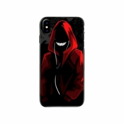 Husa personalizata tip carcasa HQPrint pentru Apple iPhone X, model Evil Hoodie Man, multicolor, S1D1M0197