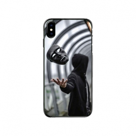 Husa personalizata tip carcasa HQPrint pentru Apple iPhone X, model Mask, multicolor, S1D1M0199