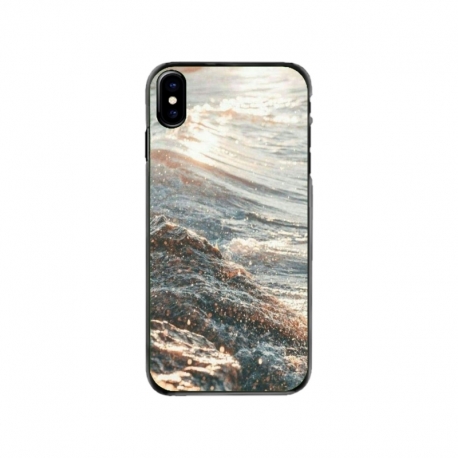 Husa personalizata tip carcasa HQPrint pentru Apple iPhone X, model Ocean Water 1 , multicolor, S1D1M0200