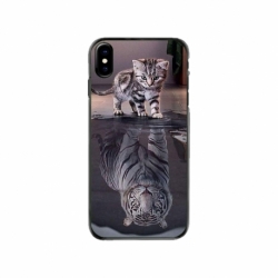 Husa personalizata tip carcasa HQPrint pentru Apple iPhone X, model Tiger, multicolor, S1D1M0242