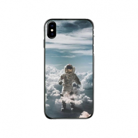 Husa personalizata tip carcasa HQPrint pentru Apple iPhone X, model Astronaut in the Clouds, multicolor, S1D1M0290