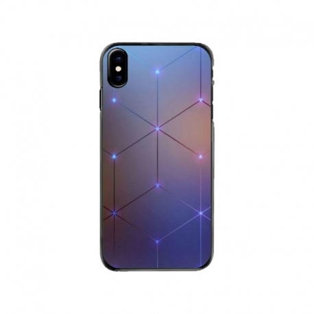 Husa personalizata tip carcasa HQPrint pentru Apple iPhone X, model Square, multicolor, S1D1M0315
