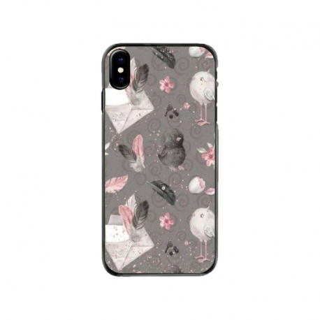 Husa personalizata tip carcasa HQPrint pentru Apple iPhone X, model Abstract 1, multicolor, S1D1M0321