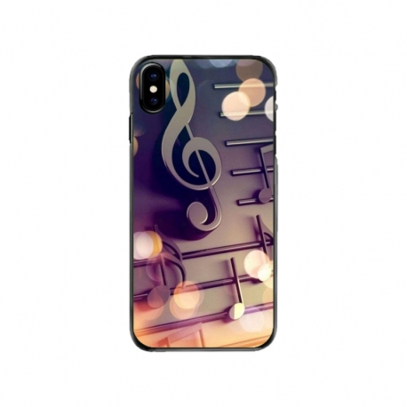 Husa personalizata tip carcasa HQPrint pentru Apple iPhone X, model Notes, multicolor, S1D1M0328