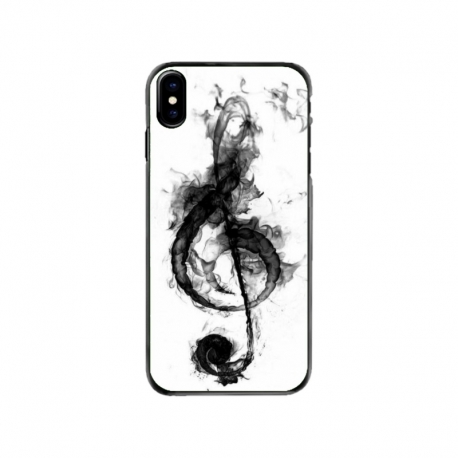 Husa personalizata tip carcasa HQPrint pentru Apple iPhone X, model Song Notes, multicolor, S1D1M0357