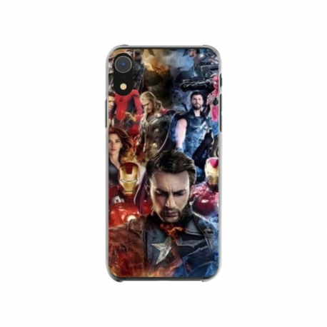 Husa personalizata tip carcasa HQPrint pentru Apple iPhone XR, model Avengers Endgame, multicolor, S1D1M0009