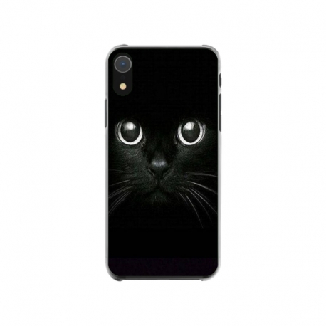 Husa personalizata tip carcasa HQPrint pentru Apple iPhone XR, model Black Cat 1, multicolor, S1D1M0015