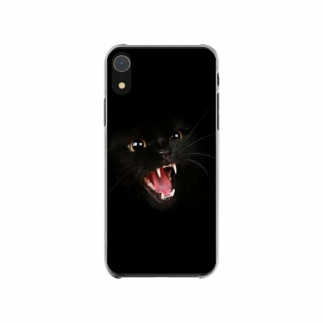 Husa personalizata tip carcasa HQPrint pentru Apple iPhone XR, model Black Cat 2, multicolor, S1D1M0016