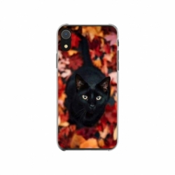Husa personalizata tip carcasa HQPrint pentru Apple iPhone XR, model Black Cat 3, multicolor, S1D1M0017