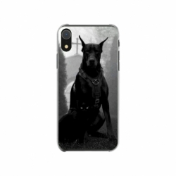 Husa personalizata tip carcasa HQPrint pentru Apple iPhone XR, model Doberman, multicolor, S1D1M0018