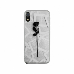 Husa personalizata tip carcasa HQPrint pentru Apple iPhone XR, model Black Rose, multicolor, S1D1M0021