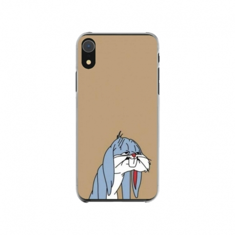 Husa personalizata tip carcasa HQPrint pentru Apple iPhone XR, model Tired Bunny, multicolor, S1D1M0027