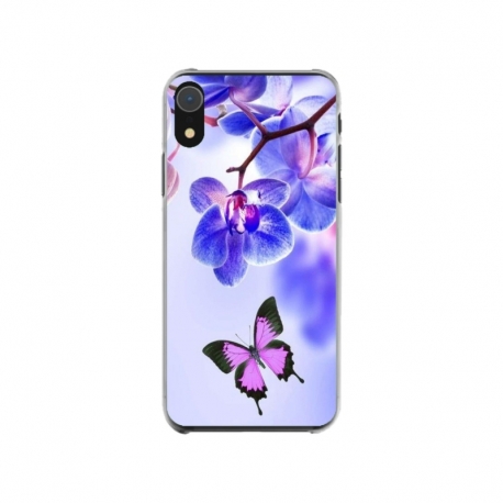 Husa personalizata tip carcasa HQPrint pentru Apple iPhone XR, model Butterfly 2, multicolor, S1D1M0029
