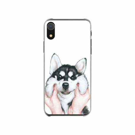 Husa personalizata tip carcasa HQPrint pentru Apple iPhone XR, model Fluffy Dog, multicolor, S1D1M0033