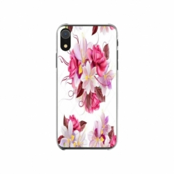 Husa personalizata tip carcasa HQPrint pentru Apple iPhone XR, model Flowers 4, multicolor, S1D1M0040