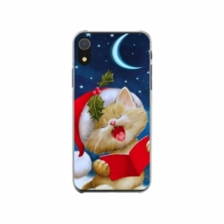 Husa personalizata tip carcasa HQPrint pentru Apple iPhone XR, model Christmas Cat, multicolor, S1D1M0048