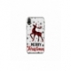 Husa personalizata tip carcasa HQPrint pentru Apple iPhone XR, model Merry Christmas Reindeer 1, multicolor, S1D1M0049