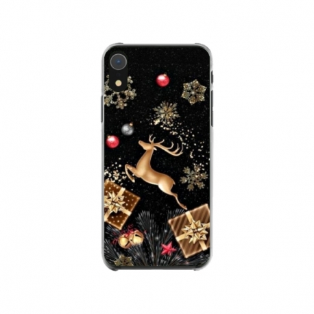 Husa personalizata tip carcasa HQPrint pentru Apple iPhone XR, model Reindeer 2, multicolor, S1D1M0052