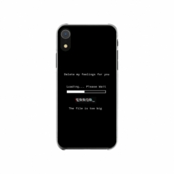 Husa personalizata tip carcasa HQPrint pentru Apple iPhone XR, model Delete Feelings, multicolor, S1D1M0069