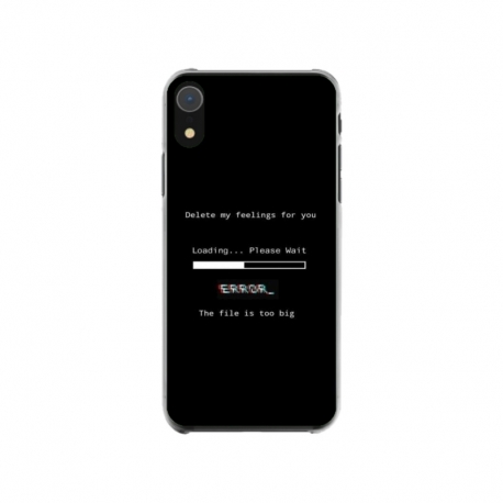 Husa personalizata tip carcasa HQPrint pentru Apple iPhone XR, model Delete Feelings, multicolor, S1D1M0069
