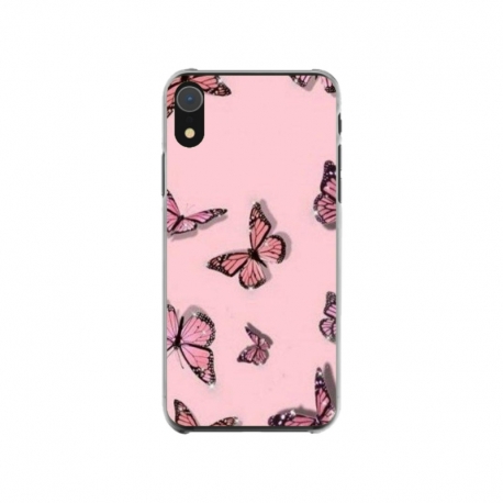 Husa personalizata tip carcasa HQPrint pentru Apple iPhone XR, model Butterfly 7, multicolor, S1D1M0076